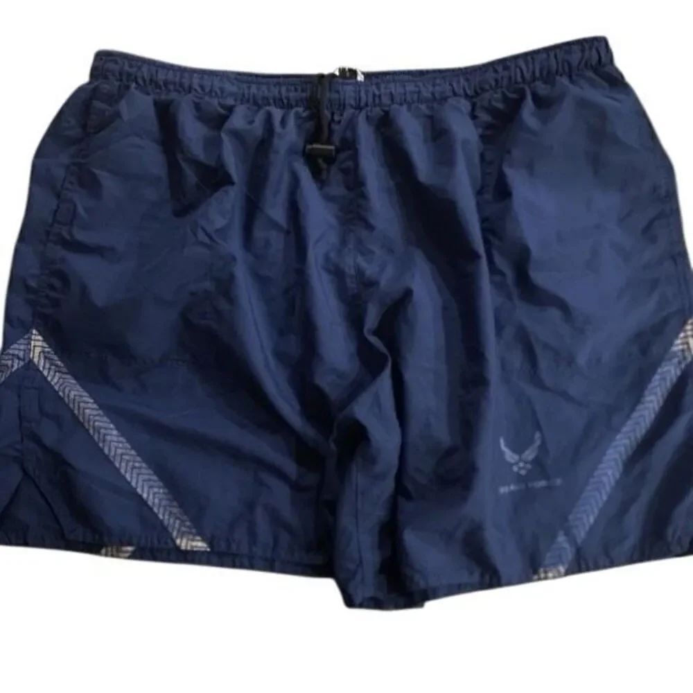 US Air Force swim trunks blue made in the USA standard issued